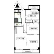 ベルカーサ東山台Ⅰの間取り画像