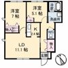 クレシェンドKの間取り画像