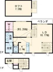 bouleau blancの間取り画像