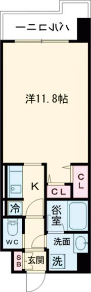 グランシス天満橋の間取り画像