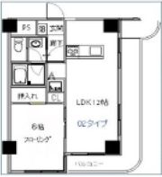 サンメゾン大開の間取り画像