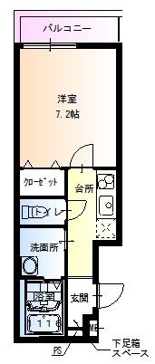 フジパレス堺もずノースⅡ番館の間取り画像