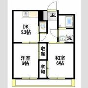 メープルハイツB棟の間取り画像