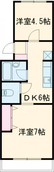 コーポアクシオンⅡの間取り画像
