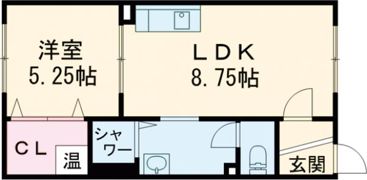 エレガント Bの間取り画像