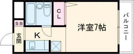 グロースコート香里園の間取り画像