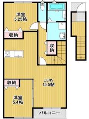Lbloom納楚A(ラブーム)の間取り画像