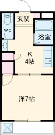 フレミールⅡの間取り画像