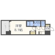 S-RESIDENCE阿波座WESTの間取り画像