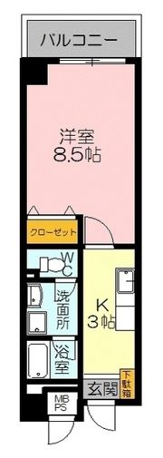 三記マンション杏の間取り画像