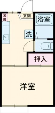 サンハイツの間取り画像