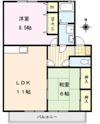 ハイカムール国分の間取り画像