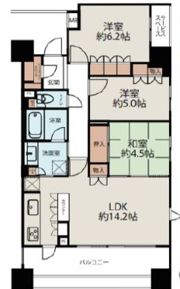 藤和シティホームズ八王子の間取り画像