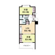 グランパーク天神の間取り画像