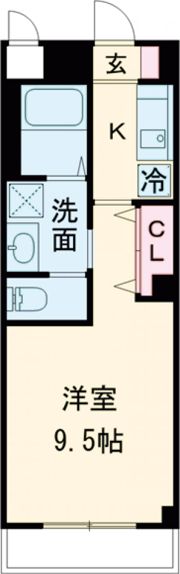 ユニヴァリィ高松中央の間取り画像