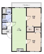 サザンクロスの間取り画像