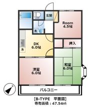 サンライフ小手指B・Cの間取り画像