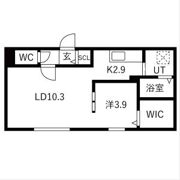 Ts COURT West13(読み:ティーエスコートウェスト13)の間取り画像