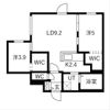 Ts COURT West13(読み:ティーエスコートウェスト13)の間取り画像