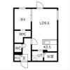 Ts COURT West13(読み:ティーエスコートウェスト13)の間取り画像