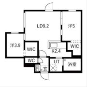 Ts COURT West13(読み:ティーエスコートウェスト13)の間取り画像