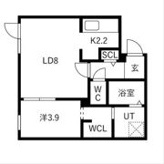 Ts COURT ASABU East(ティーエスコートアサブイースト)の間取り画像