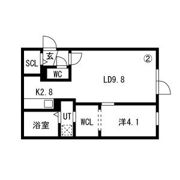 Hills Sapporo Ⅵ (読み:ヒルズサッポロシックス)の間取り画像