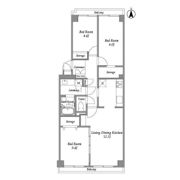 コンフォリア竹ノ塚イーストの間取り画像