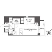 ミュプレ巣鴨駅前の間取り画像