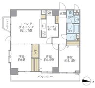 ニューハイツ豊島園の間取り画像