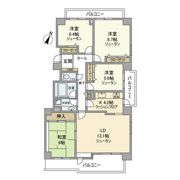 住友アビック21メイフルウイング・ウエストの間取り画像