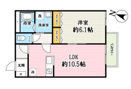 (仮称)原町共同住宅の間取り画像