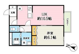 (仮称)原町共同住宅の間取り画像