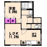 プチメゾン東戸倉Ⅱの間取り画像