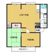 ハイツ野村 Nの間取り画像