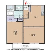 廣美ハイツの間取り画像