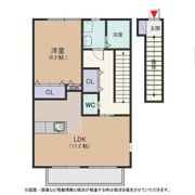 コンフォール唐栗 Bの間取り画像