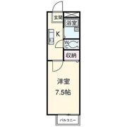 猪高台フルールの間取り画像