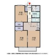 エスペラント不吹の間取り画像