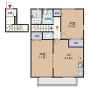 グリーンハット Bの間取り画像