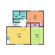 アベニーダHISA A棟の間取り画像