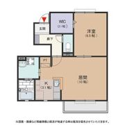 M’Sコート Aの間取り画像