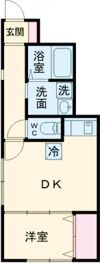 ラシーネ桑名の間取り画像