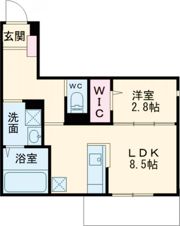 ルミエール真栄房の間取り画像