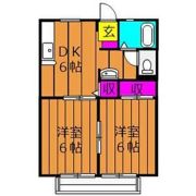 アメニティハイツ Bの間取り画像