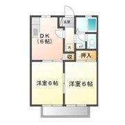 コーポさとう A・Bの間取り画像