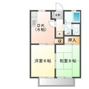 ジュネスかしわばらの間取り画像