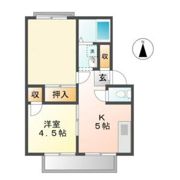 パナハイツ福永の間取り画像