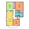 サンビレッジ城東A・Bの間取り画像