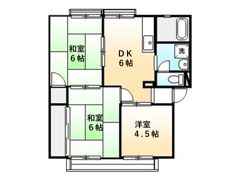 ジュネスハイム ペット(犬)の間取り画像